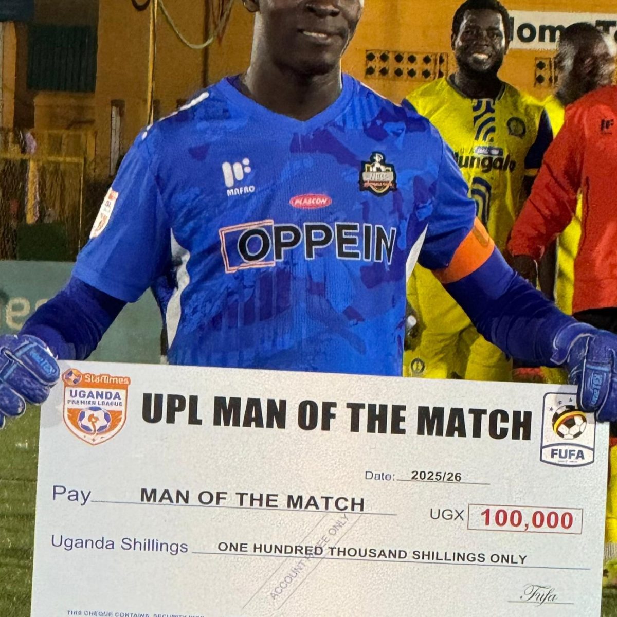Late goalkeeper penalty seals NEC win as UPDF climb out of bottom two